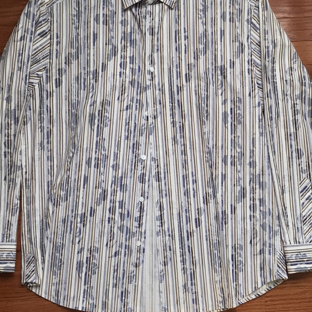 Button Down Patterned Shirt - image 4